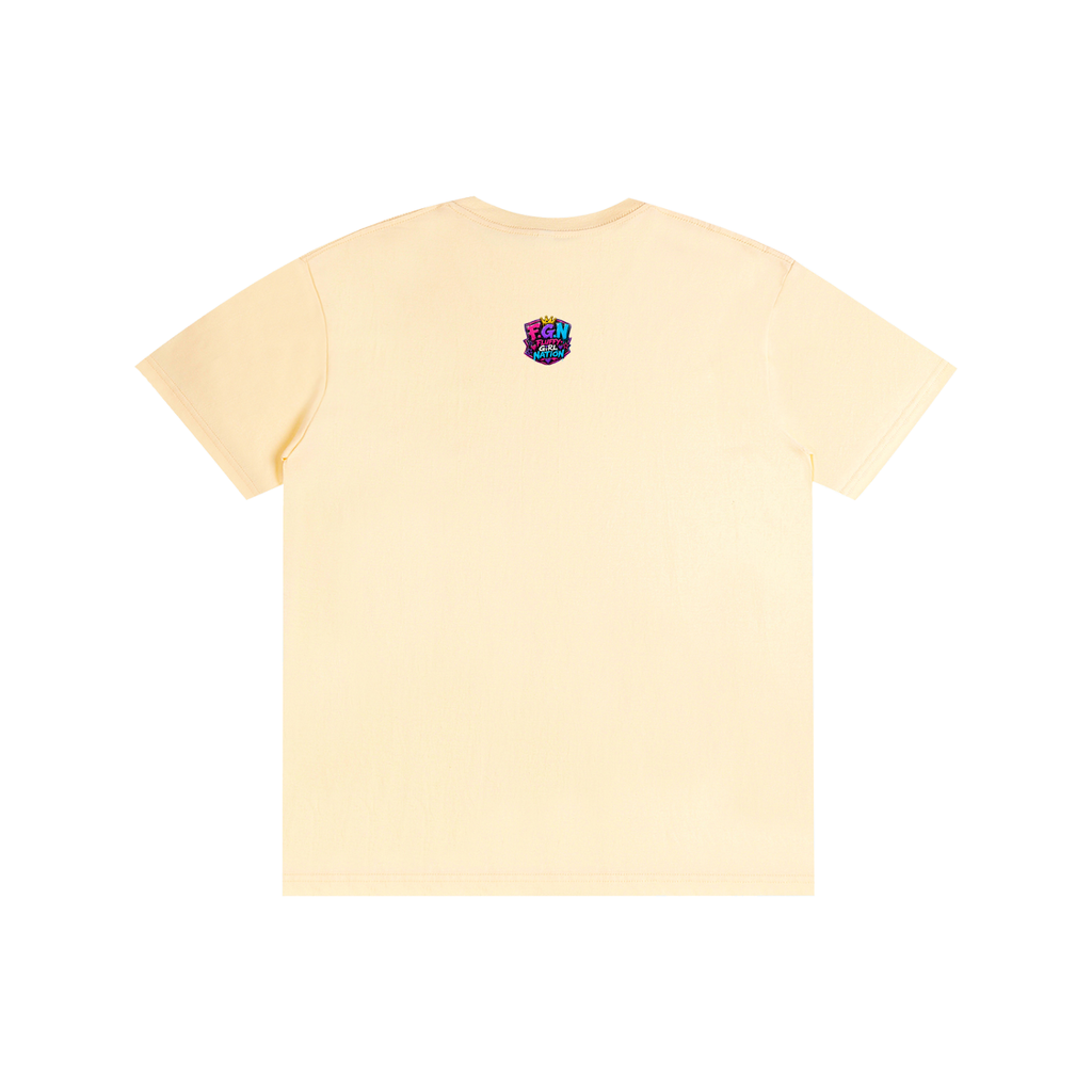 Pure Cotton Unisex T-Shirt w/ Custom Graphic Design_Sorry Slim I'm_Front & FGN Logo_Back