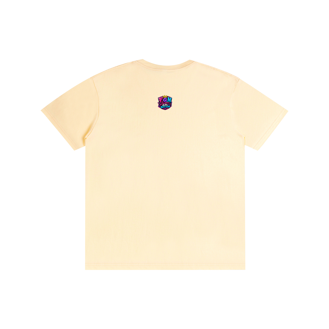 Pure Cotton Unisex T-Shirt w/ Custom Graphic Design_Sorry Slim I'm_Front & FGN Logo_Back