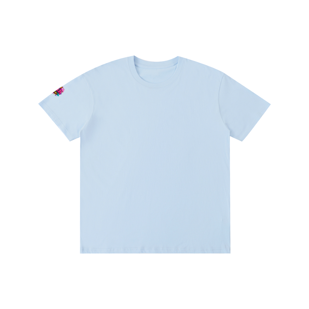 Pure Cotton Unisex T-Shirt w/Custom Graphic Design_Fluffy Thighs Matter_Back & FGN Logo _Right Sleeve