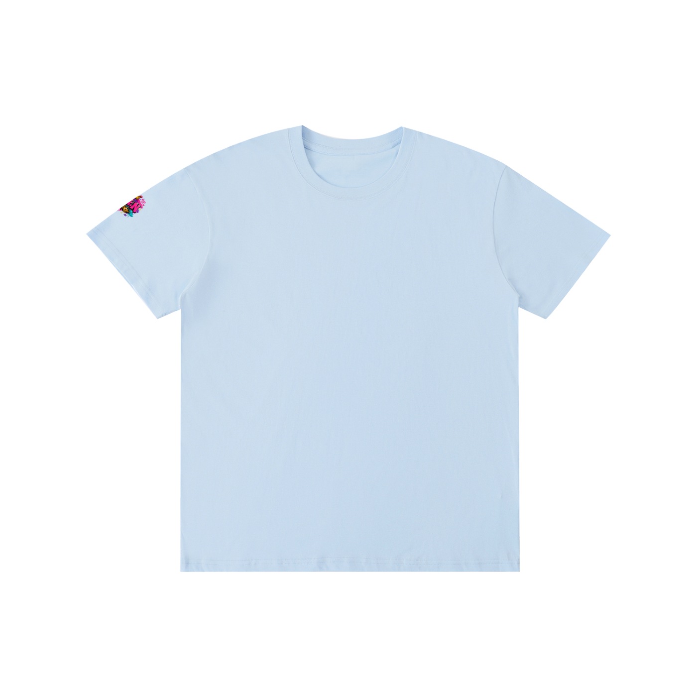 Pure Cotton Unisex T-Shirt w/Custom Graphic Design_Fluffy Thighs Matter_Back & FGN Logo _Right Sleeve