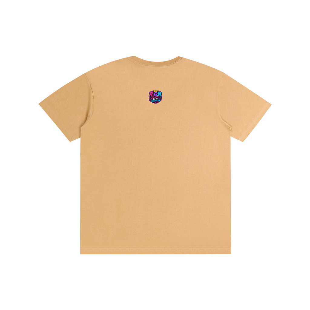 Pure Cotton Unisex T-Shirt w/ Custom Graphic Design_Sorry Slim I'm_Front & FGN Logo_Back