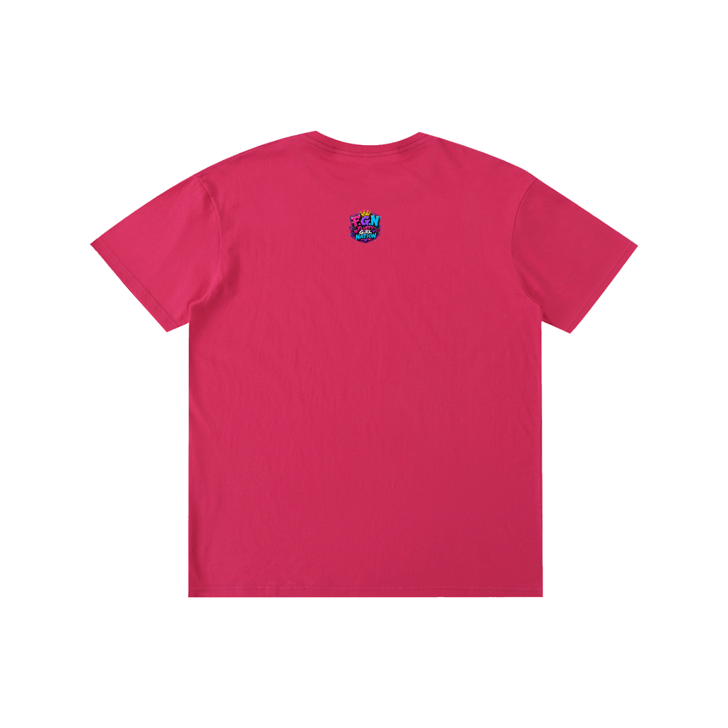 Pure Cotton Unisex T-Shirt w/ Custom Graphic Design_Sorry Slim I'm_Front & FGN Logo_Back