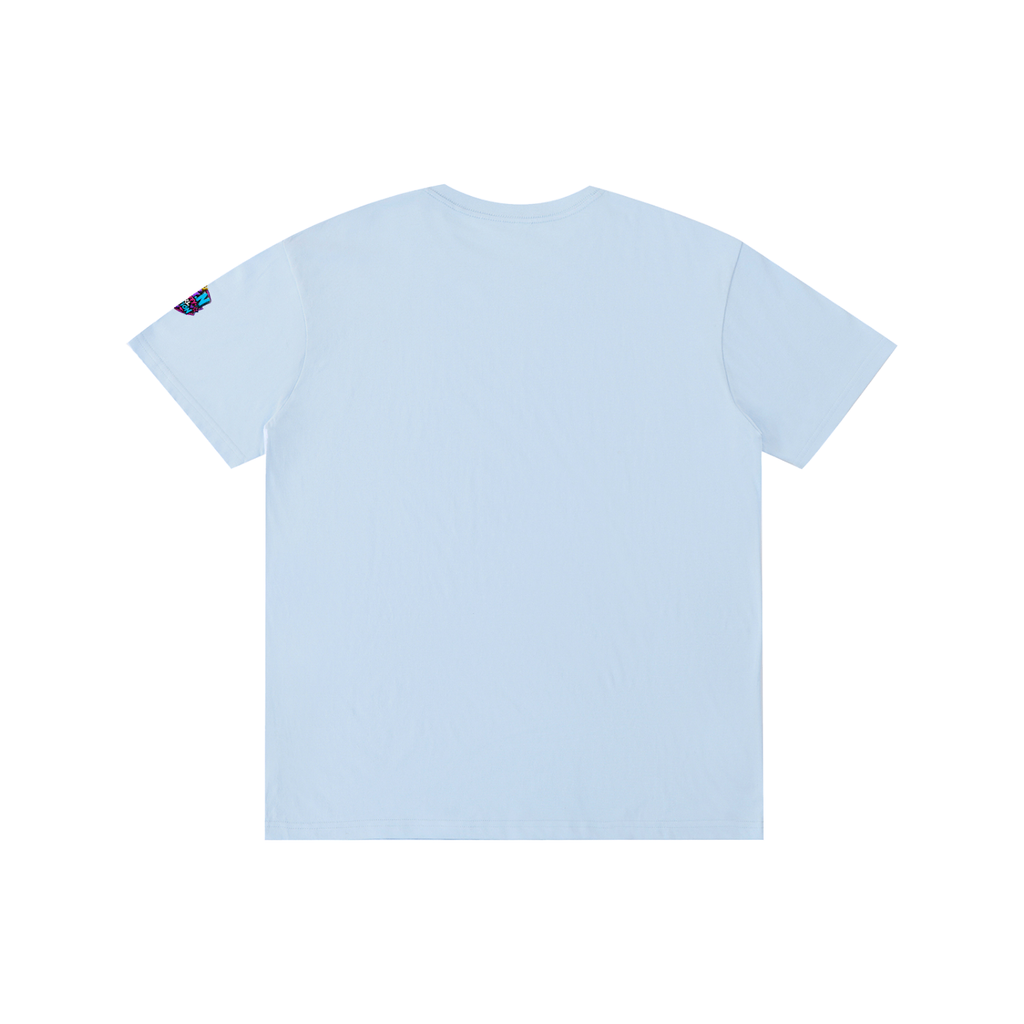 Pure Cotton Unisex T-Shirt w/ Custom Graphic Design_F.C.C_Front & FGN Logo_Left Sleeve