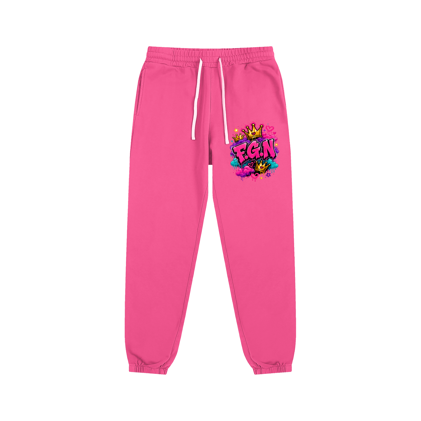 Essential Sweatpants w/ Custom FGN Logo Front