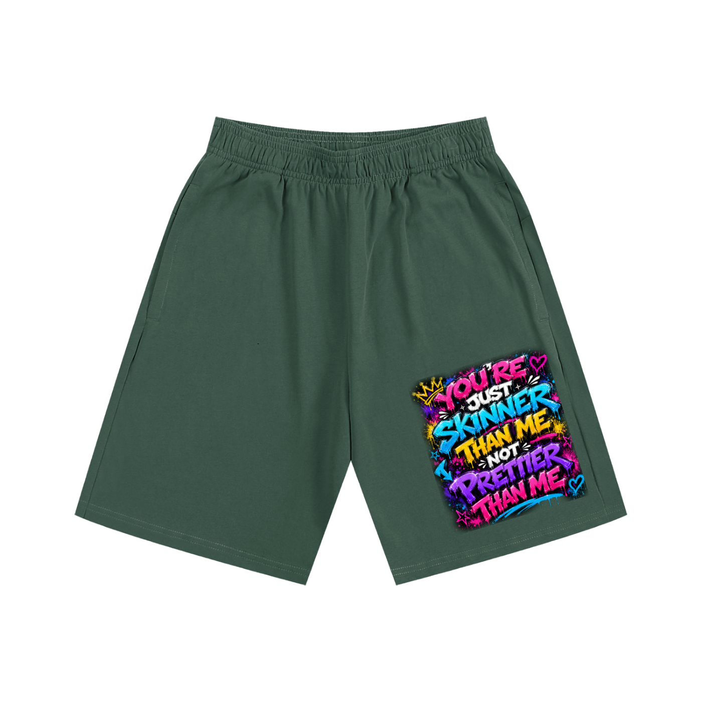 Essential Heavyweight Cotton Shorts You're Skinner Than Me...-Front