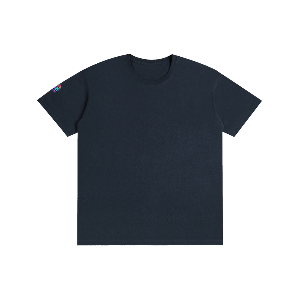 Pure Cotton Unisex T-Shirt w/ Custom Graphic Design_I'm Powered By_Back & FGN Logo_Right Sleeve