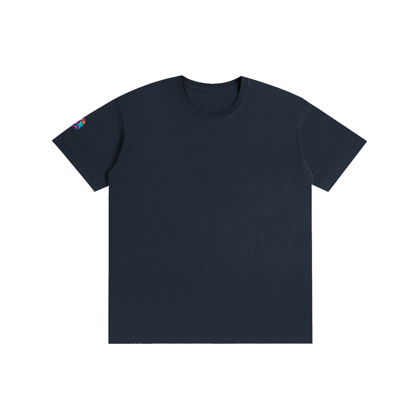 Pure Cotton Unisex T-Shirt w/ Custom Graphic Design_I'm Powered By_Back & FGN Logo_Right Sleeve