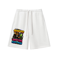 Essential Heavyweight Fleece Shorts w/ Custom Graphic Design_I'm Powered By_Front