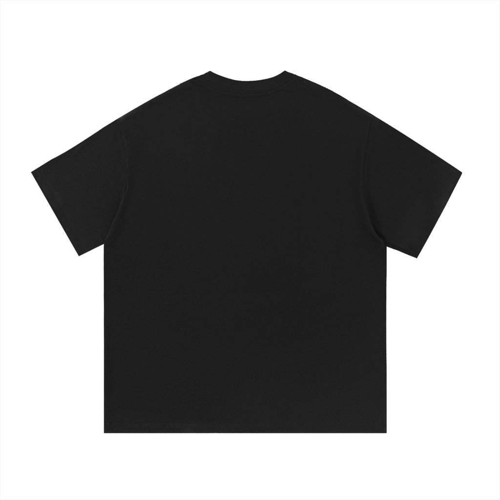 Essential Cotton T-Shirt w/ Custom Graphic Design_Fluffy Gang_Front