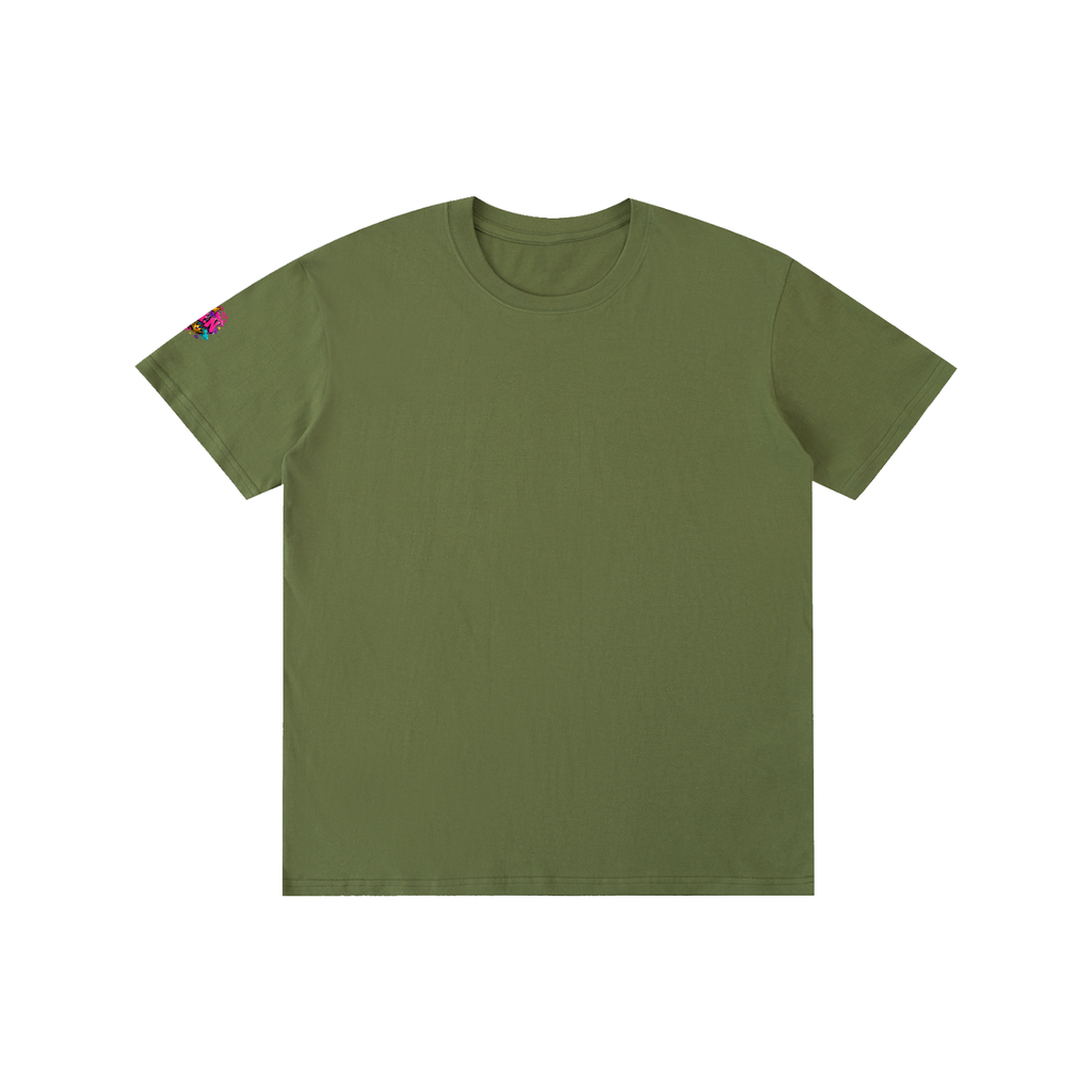 Pure Cotton Unisex T-Shirt w/Custom Graphic Design_Fluffy Thighs Matter_Back & FGN Logo _Right Sleeve