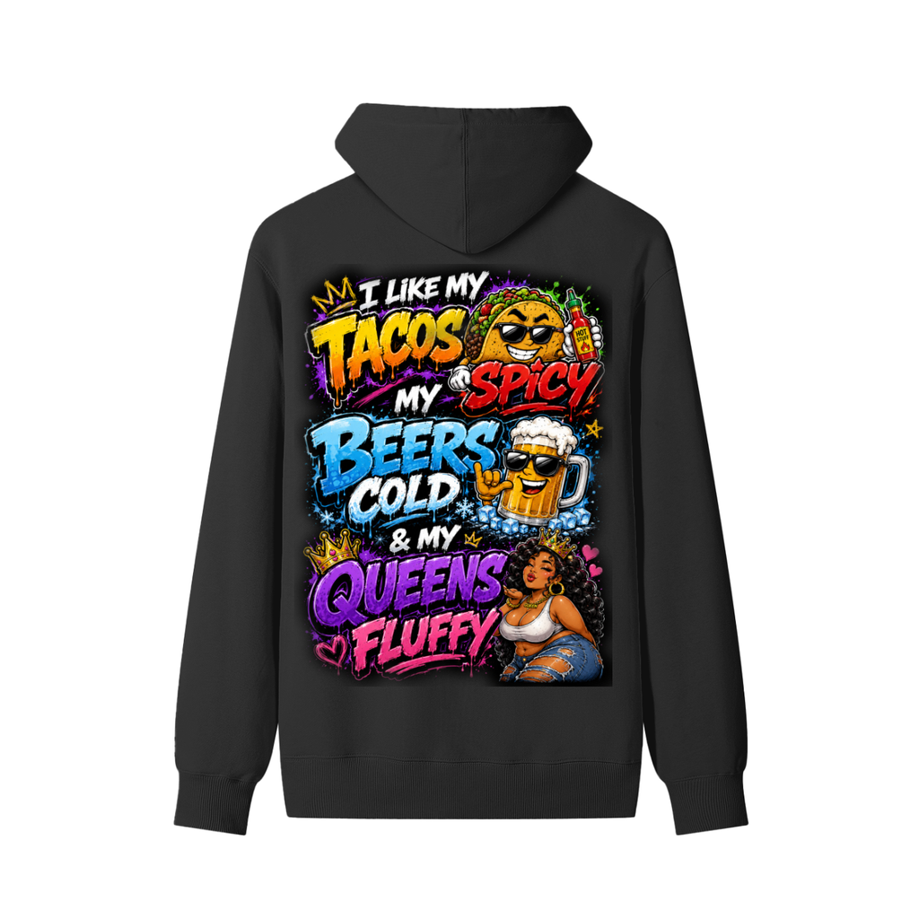 Classic Unisex Cotton Hoodie w/ Custom Graphic Design_I Like My_Back & FGN Logo_Back