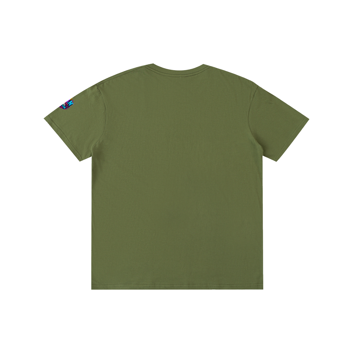 Pure Cotton Unisex T-Shirt w/ Custom Graphic Design _ Repect My Fluffy_Front & FGN Logo_Left Sleeve