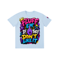 Pure Cotton Unisex T-Shirt w/ Custom Graphic Design _Fluff Em_Front & FGN Logo on Left Sleeve