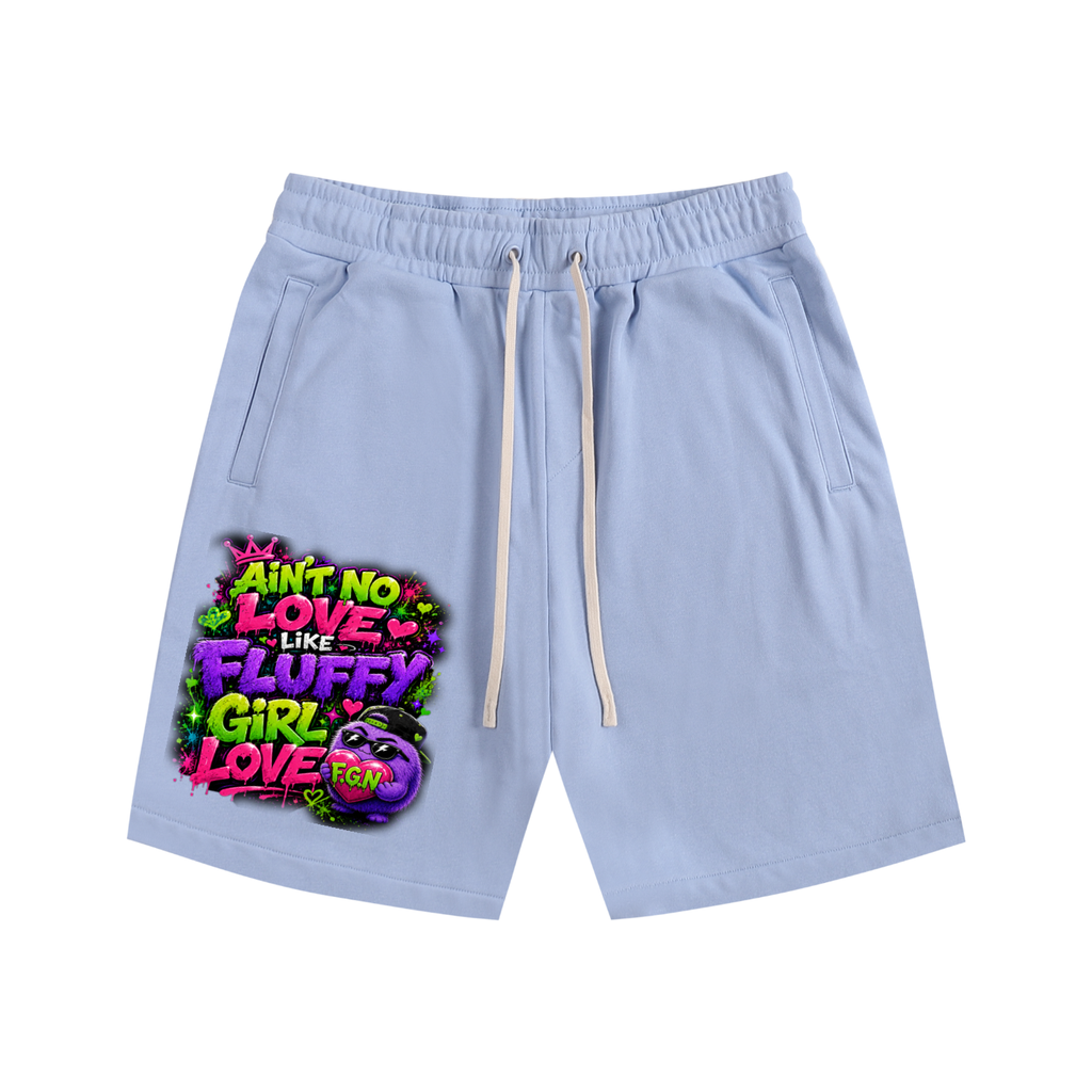 Essential Cotton Shorts w/ Custom Graphic Design_Ain't No Love Like_Front