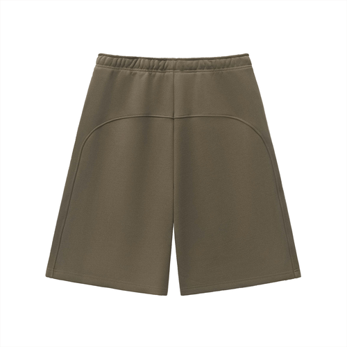 Essential Heavyweight Fleece Shorts w/ Custom Graphic Design-Fluff Em'-Front