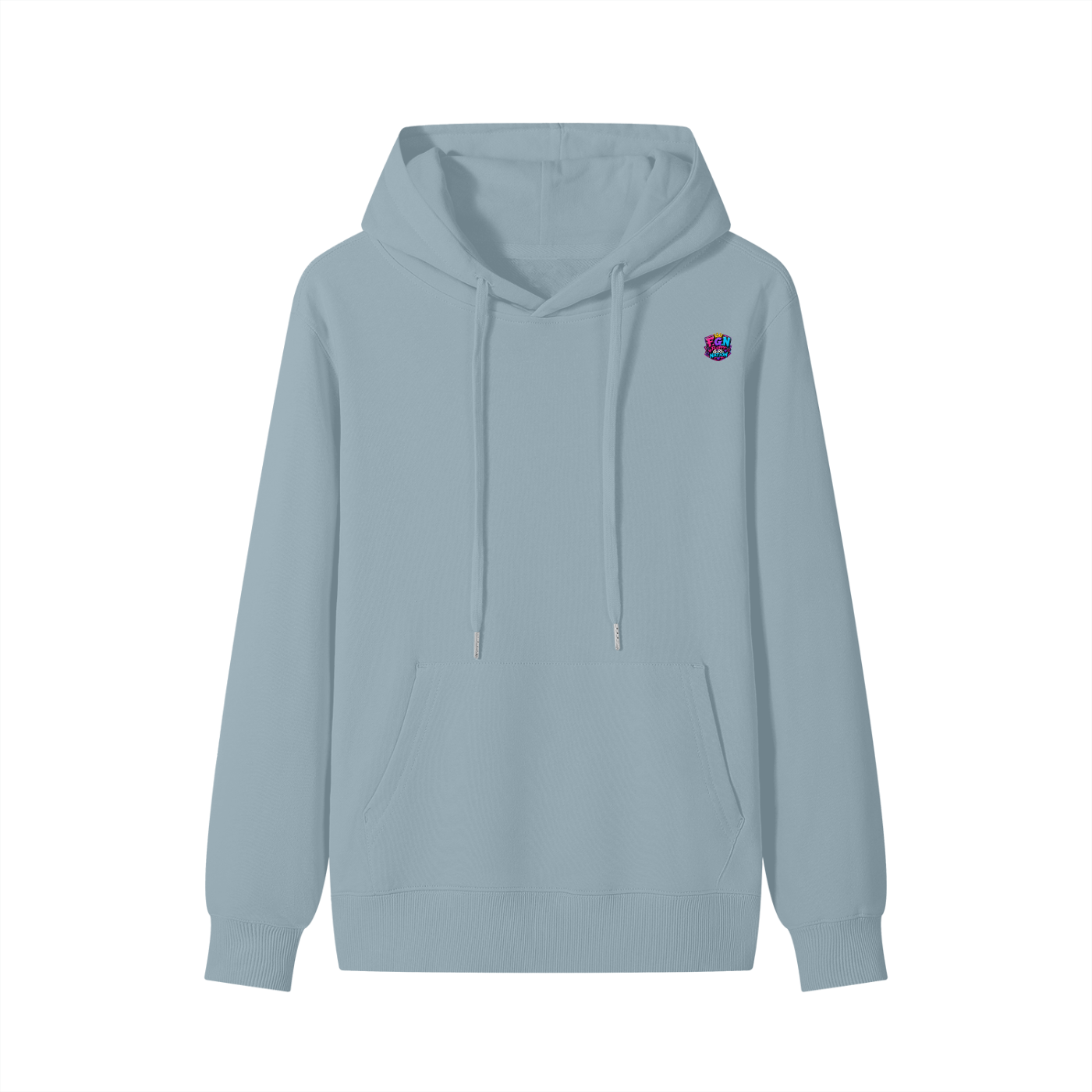 Classic Unisex Cotton Hoodie w/ Custom Graphic Design_I Like My_Back & FGN Logo_Back