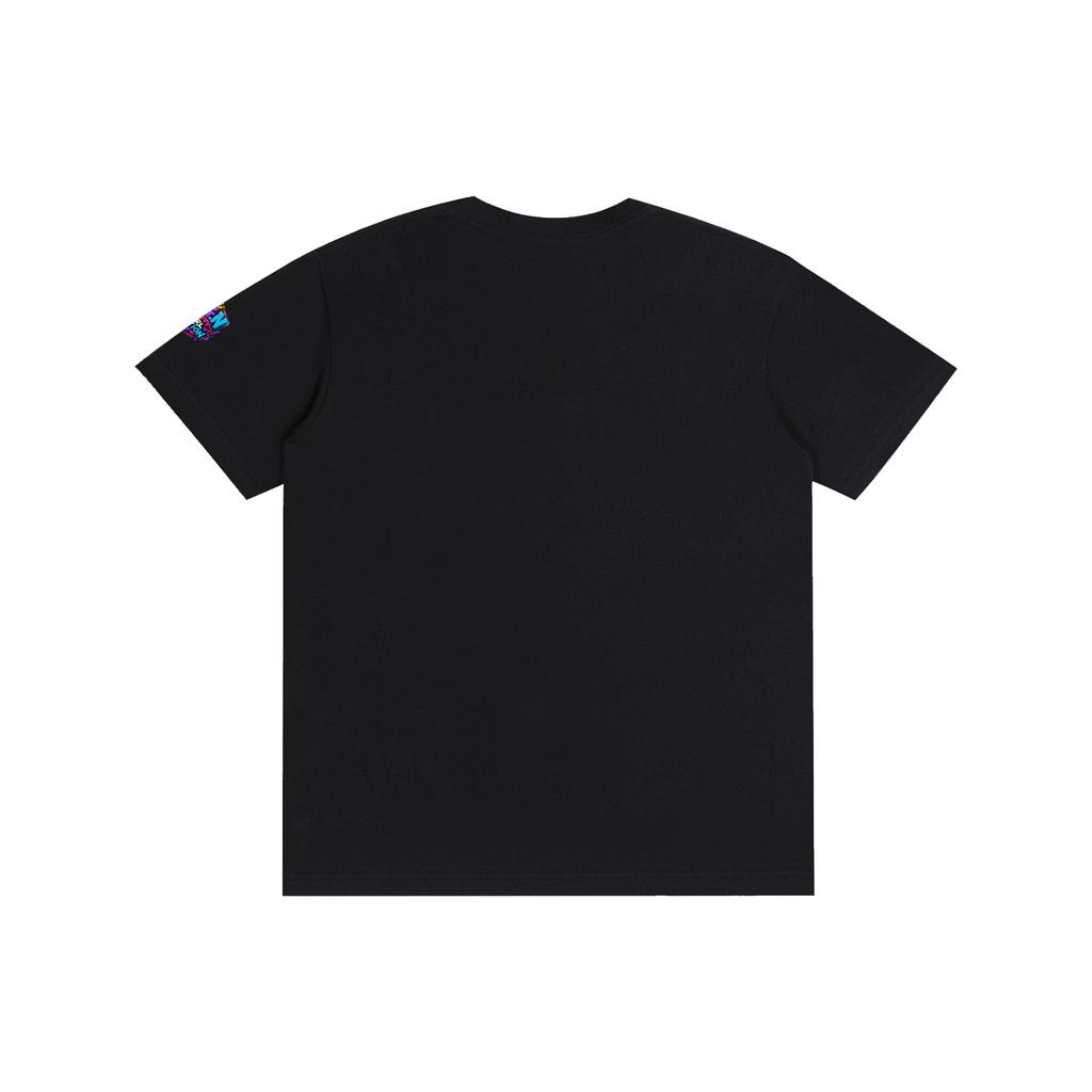 Pure Cotton Unisex T-Shirt w/Custom FGN Logo-Left Sleeve & Graphic Design Front-Fluff Em'