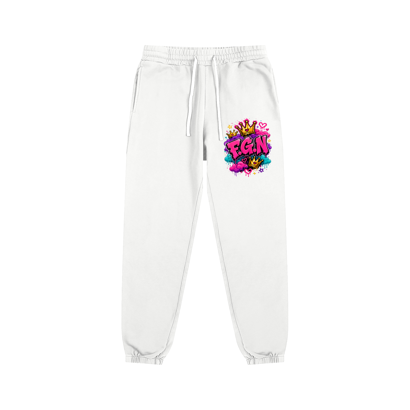 Essential Sweatpants w/ Custom FGN Logo Front