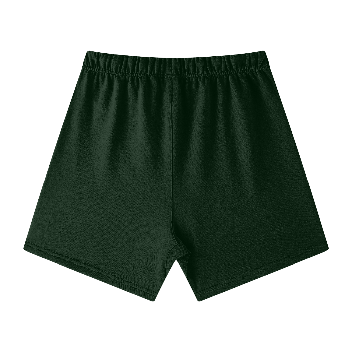Unisex Earth Tone Loose Fit Cotton Shorts w/ Custom Graphic Design_Only Fluffy Girl Energy_Front