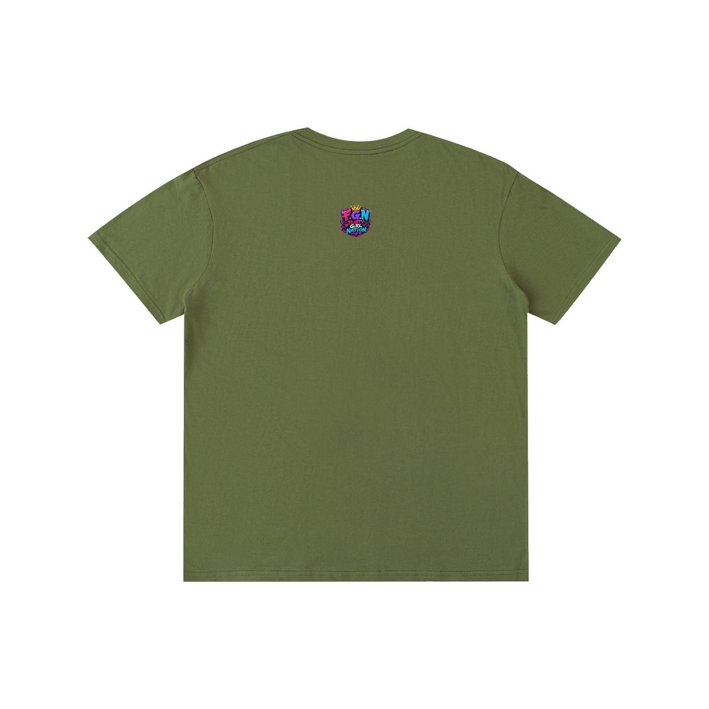 Pure Cotton Unisex T-Shirt w/ Custom Graphic Design_Sorry Slim I'm_Front & FGN Logo_Back