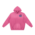 Sunfade Fleeced Hoodie w/ Custom FGN Logo Graphic Design Front & FGN Logo w/Girl Back