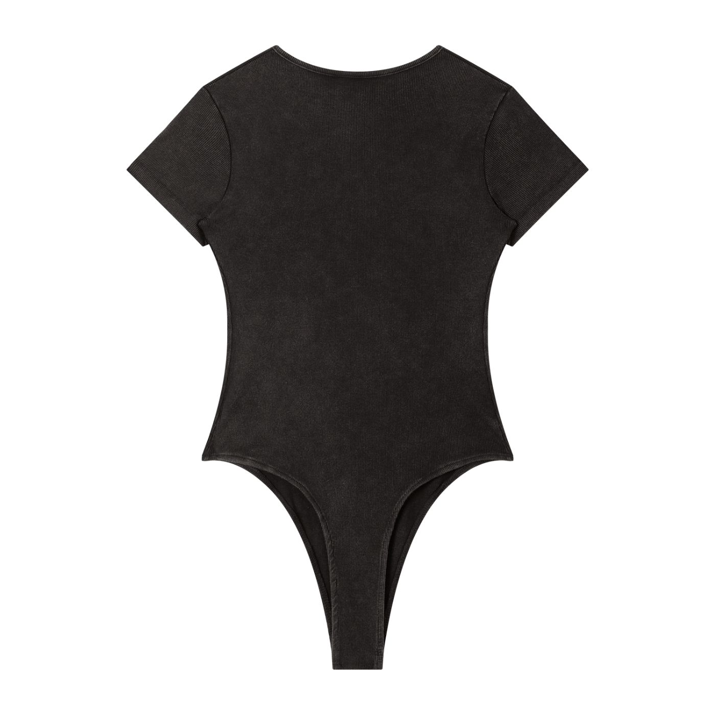 Women's Mineral Wash Crewneck Bodysuit w/ Custom FGN Graphic Design Logo Front