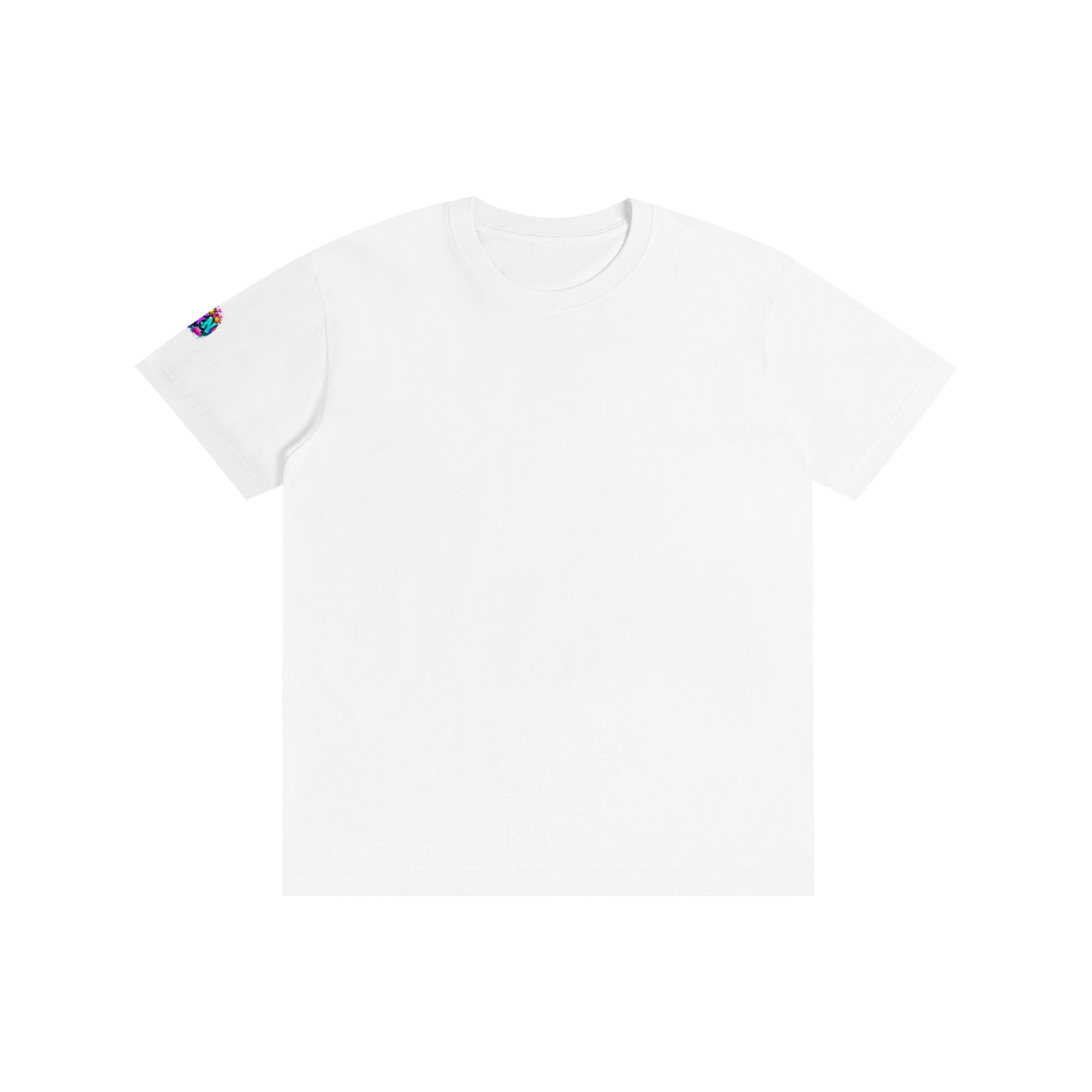 Pure Cotton Unisex T-Shirt w/ Custom Graphic Design_I'm Powered By_Back & FGN Logo_Right Sleeve