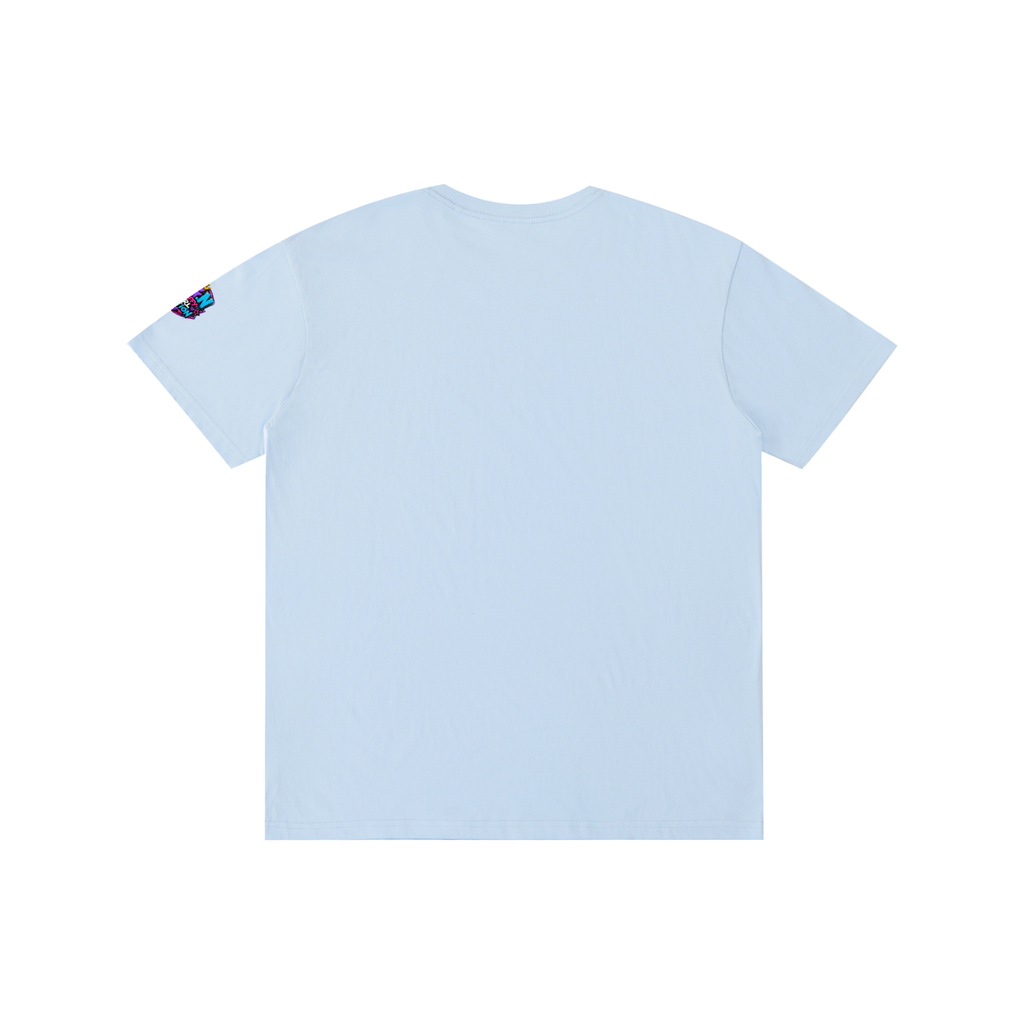 Pure Cotton Unisex T-Shirt w/Custom FGN Logo-Left Sleeve & Graphic Design Front-Fluff Em'