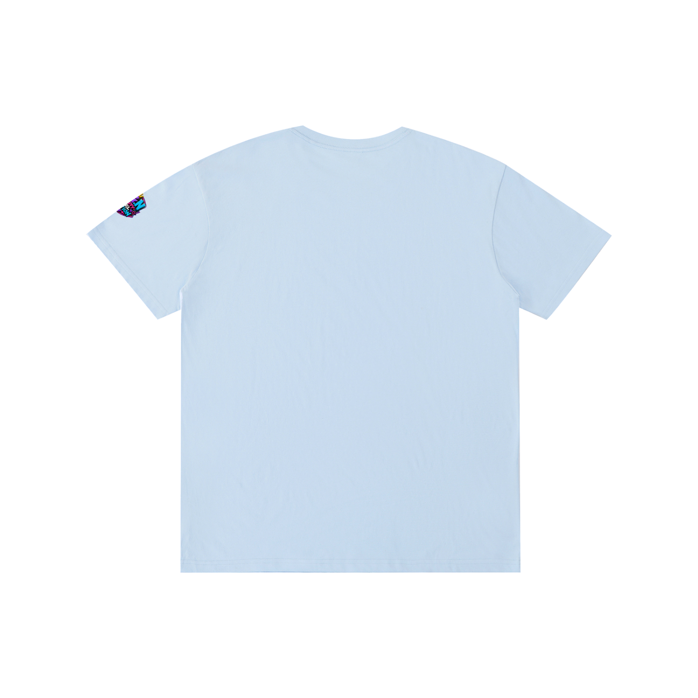 Pure Cotton Unisex T-Shirt w/Custom FGN Logo-Left Sleeve & Graphic Design Front-Fluff Em'