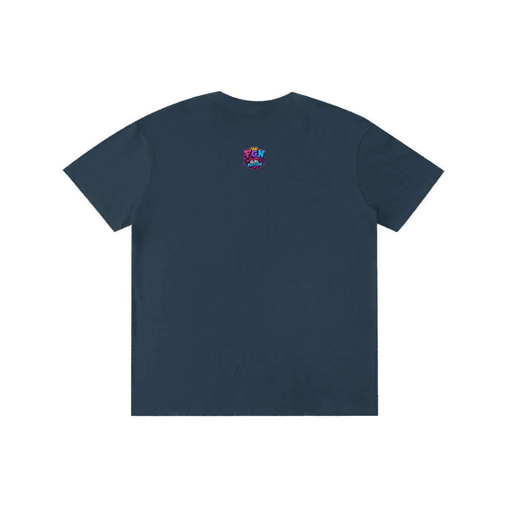 Pure Cotton Unisex T-Shirt w/ Custom Graphic Design_Sorry Slim I'm_Front & FGN Logo_Back