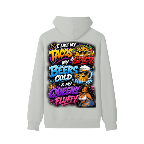Classic Unisex Cotton Hoodie w/ Custom Graphic Design_I Like My_Back & FGN Logo_Back